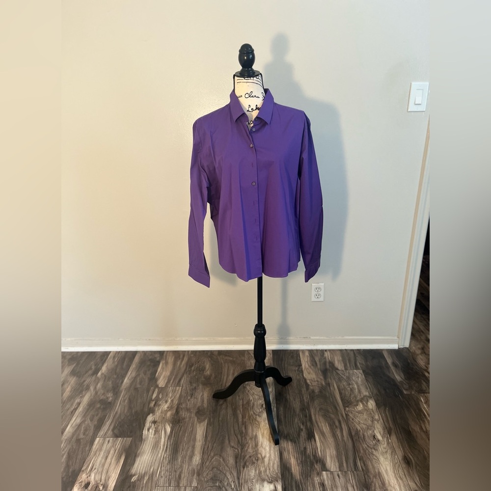 Purple Button Down Shirt